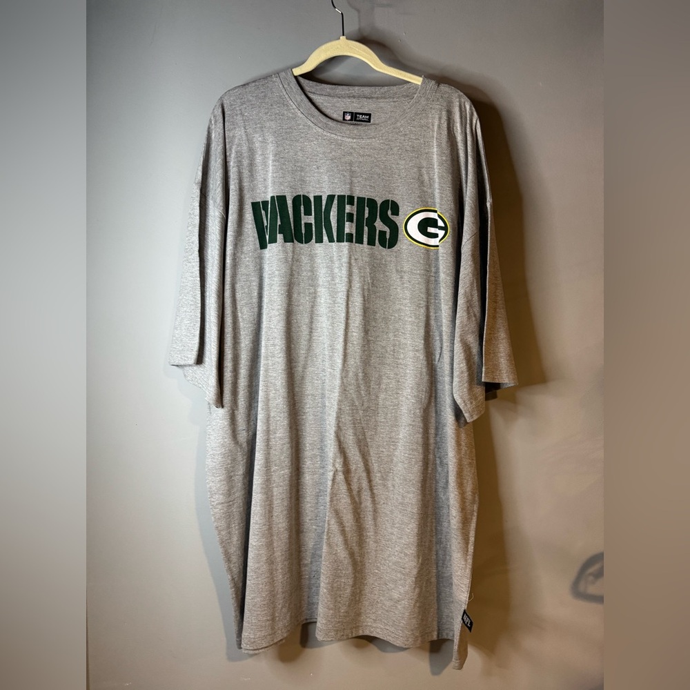 NFL Gray Packers Short Sleeve Tee
